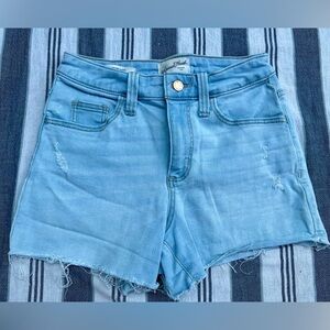 4/$20 🦋 Universal Thread Hi-Rise Midi Denim Cutoff Jean Shorts Size 2